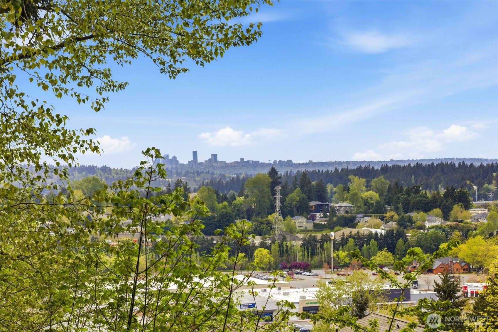 Views toward the Olympics, DT Seattle, and the Space Needle