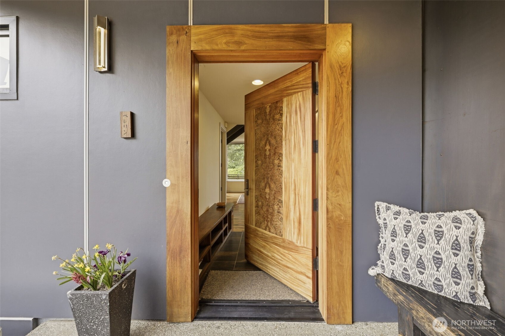 A dramatic entry that hints at the craftsmanship beyond