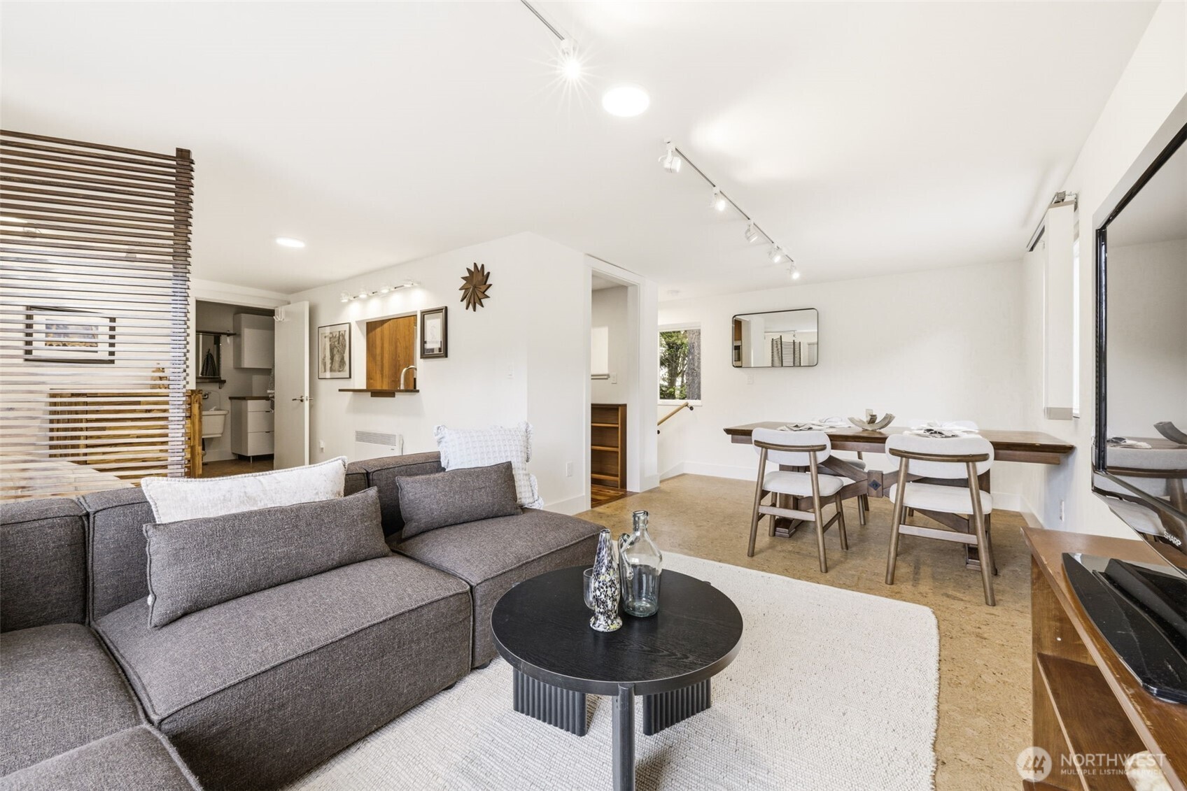 Separate living area above the garage