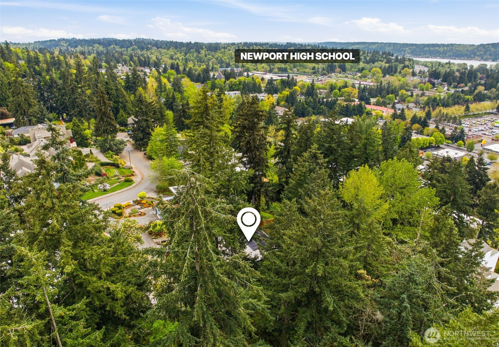 A rare Bellevue setting with privacy, greenery, and outlooks