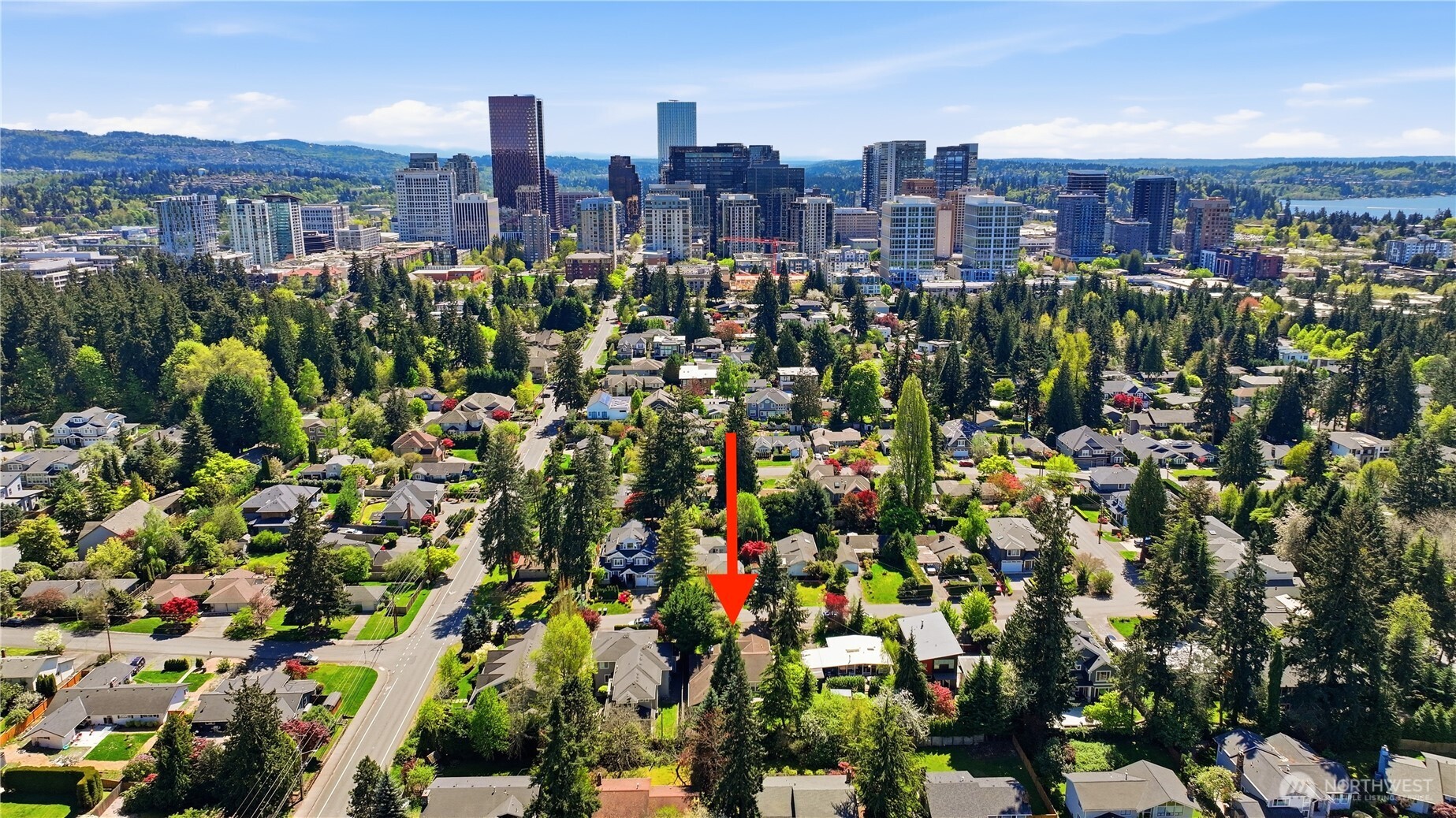close to downtown Bellevue