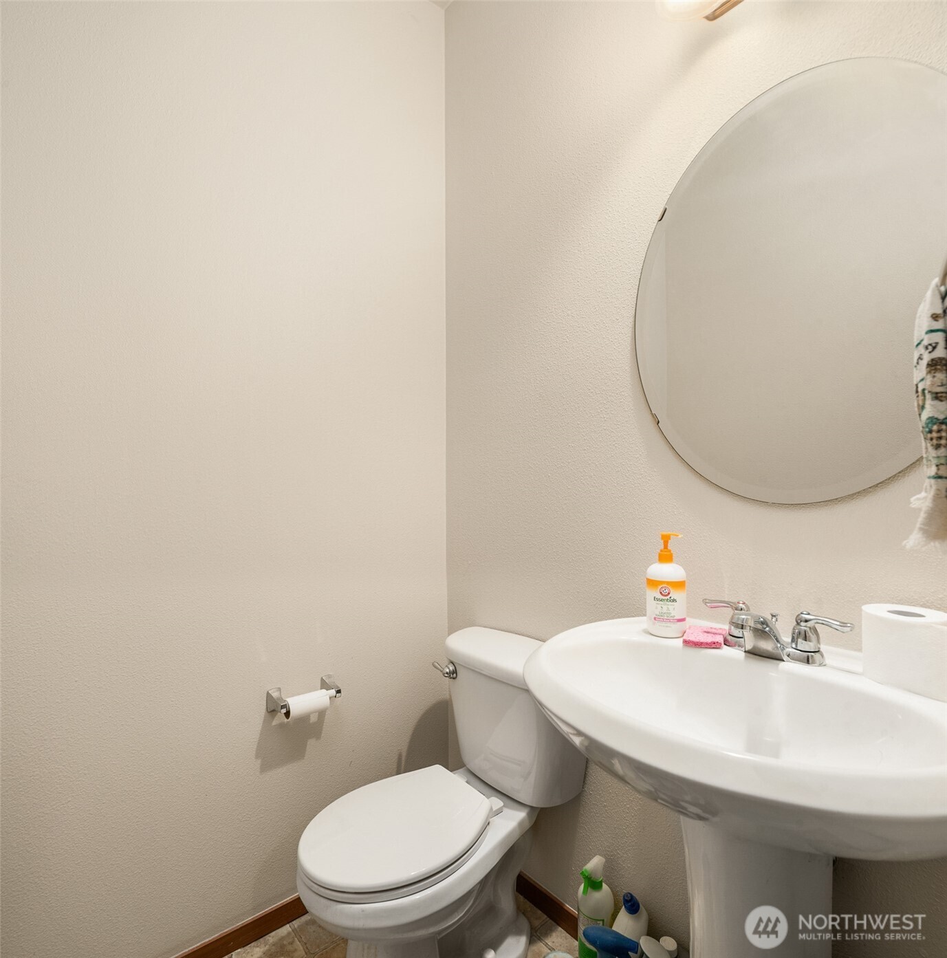 Main floor powder room