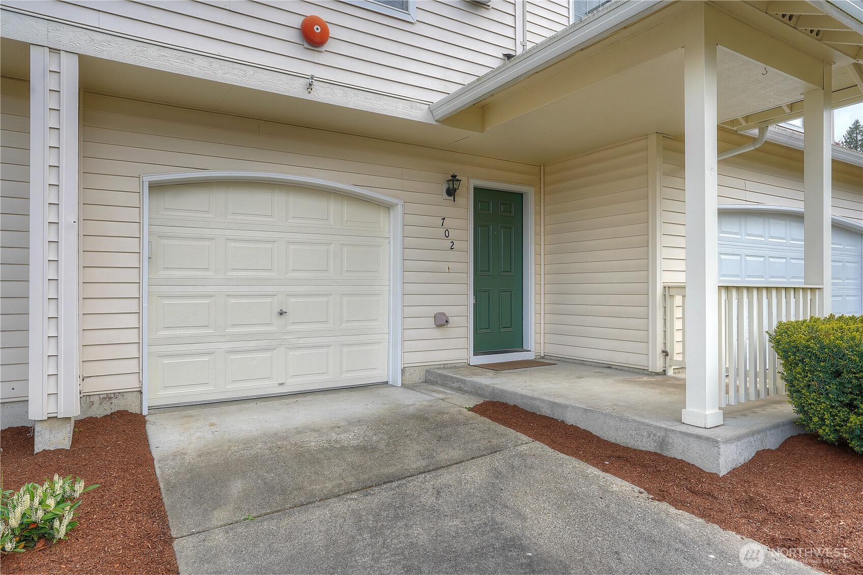 Includes a one-car garage plus an additional driveway parking space for added convenience.