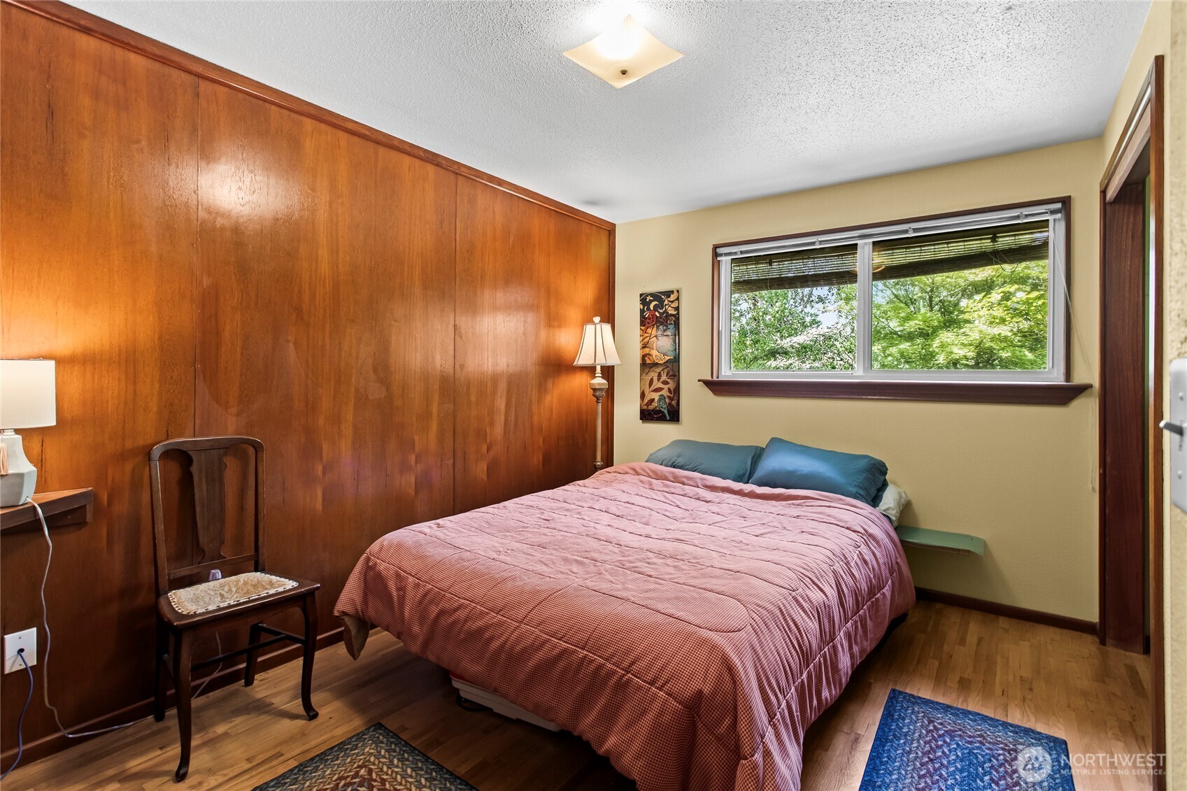 Main floor bedroom facing the front yard