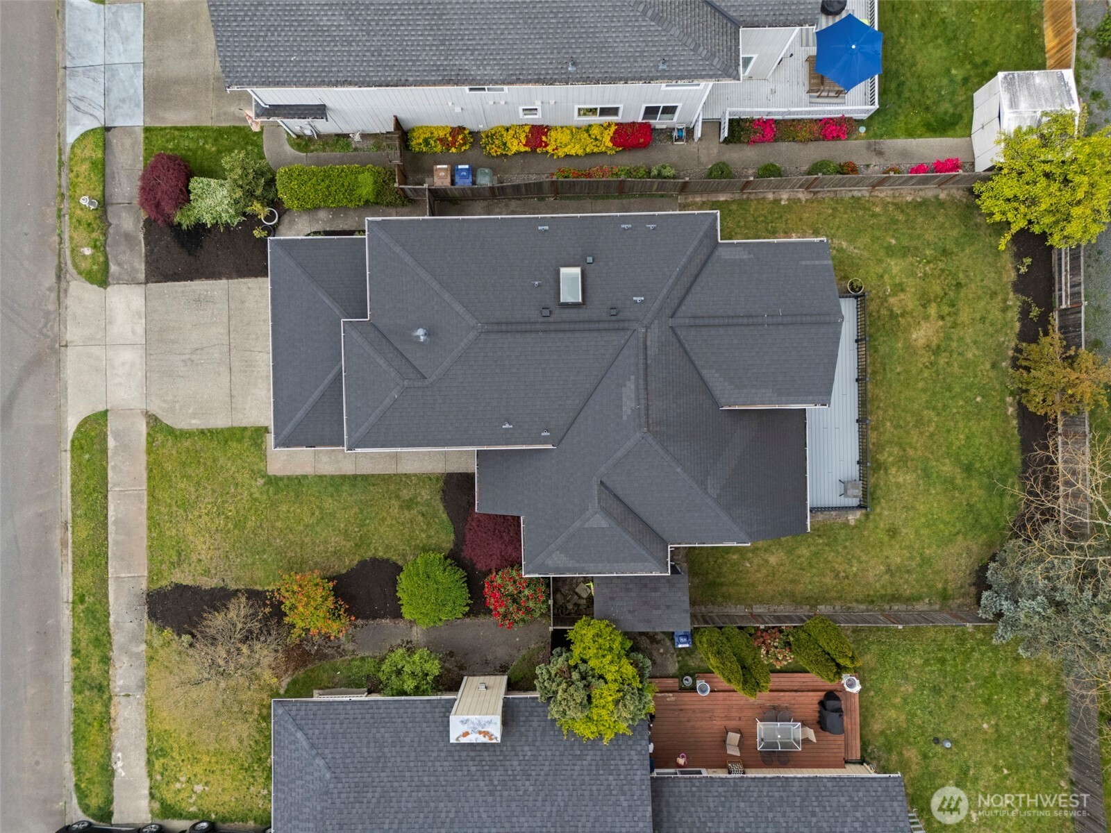 Arial view.