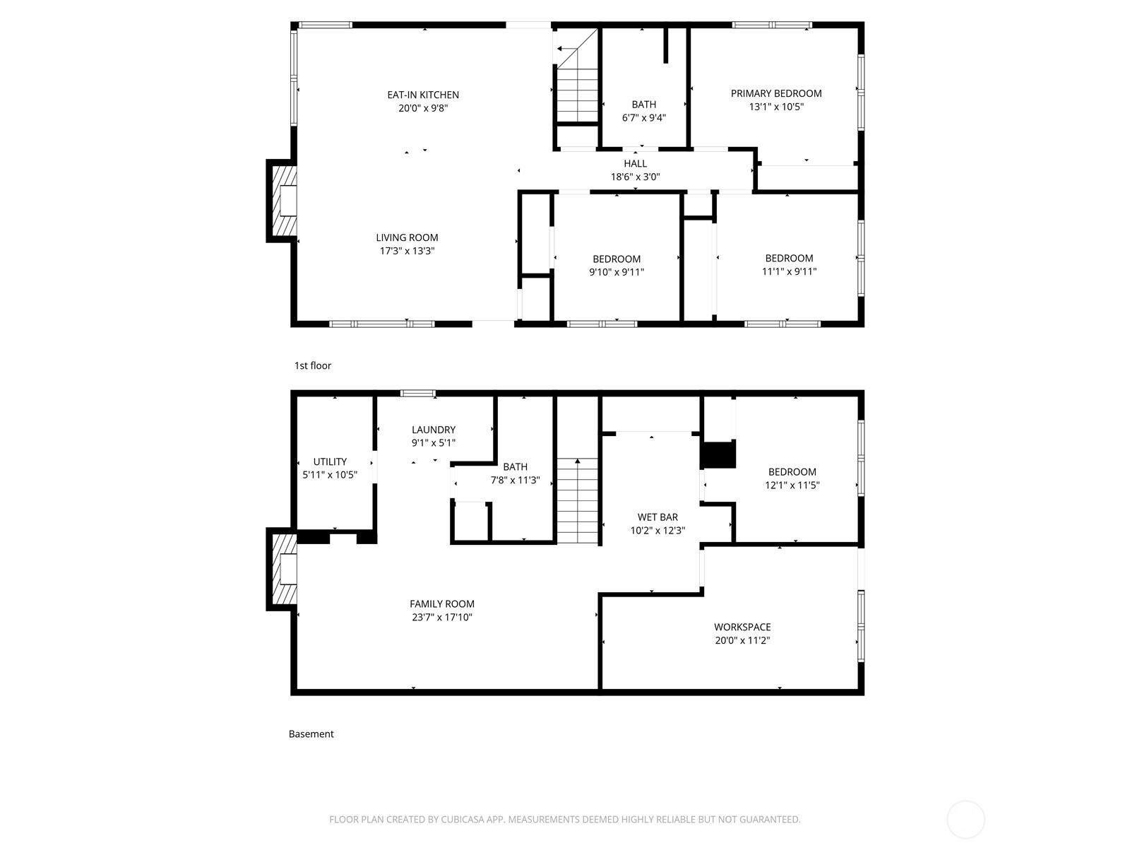 Complimentary Floorplan with Room Measurements...