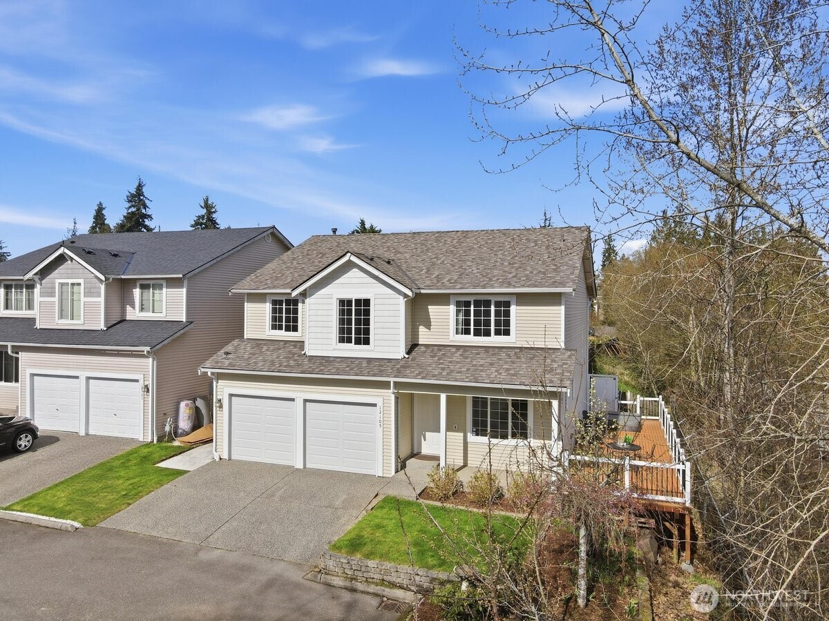 Located on a quiet dead end in a private neighborhood with additional parking directly across from the driveway.  House recently received new garage doors and garage door openers.