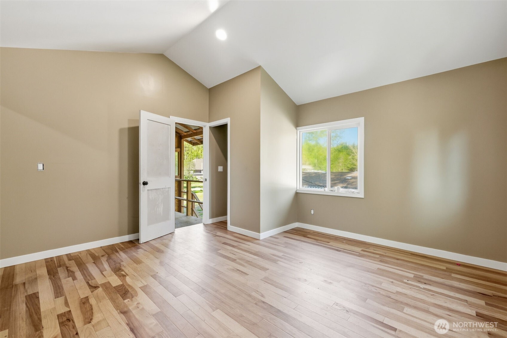 Upstairs finished room in outbuilding