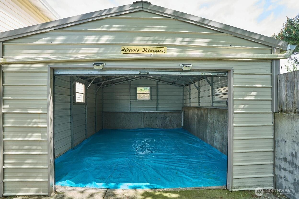 Detached Two Car Garage or Shop.