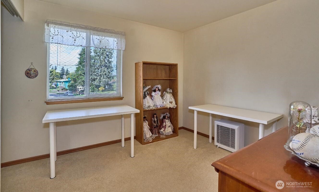 3rd Bedroom currently being used as a sewing room.