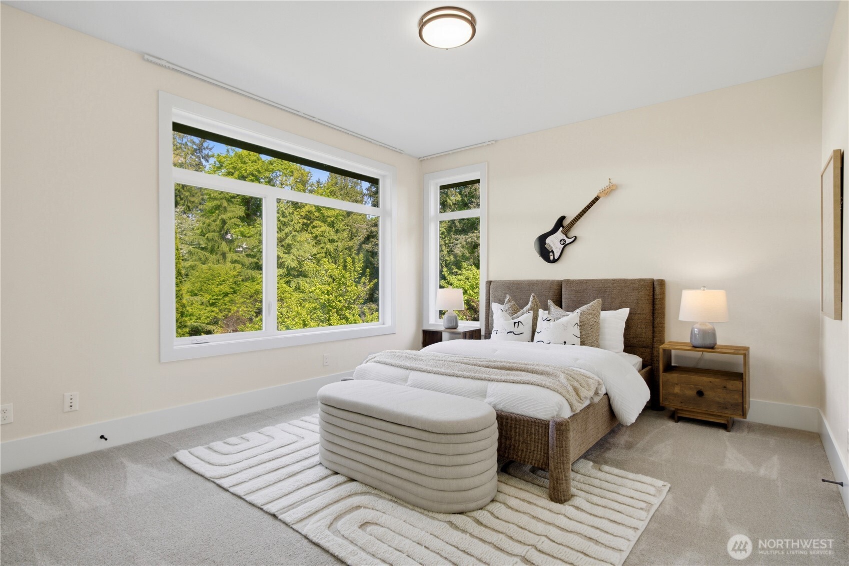 Upstairs Bedroom offering an abundance of natural light