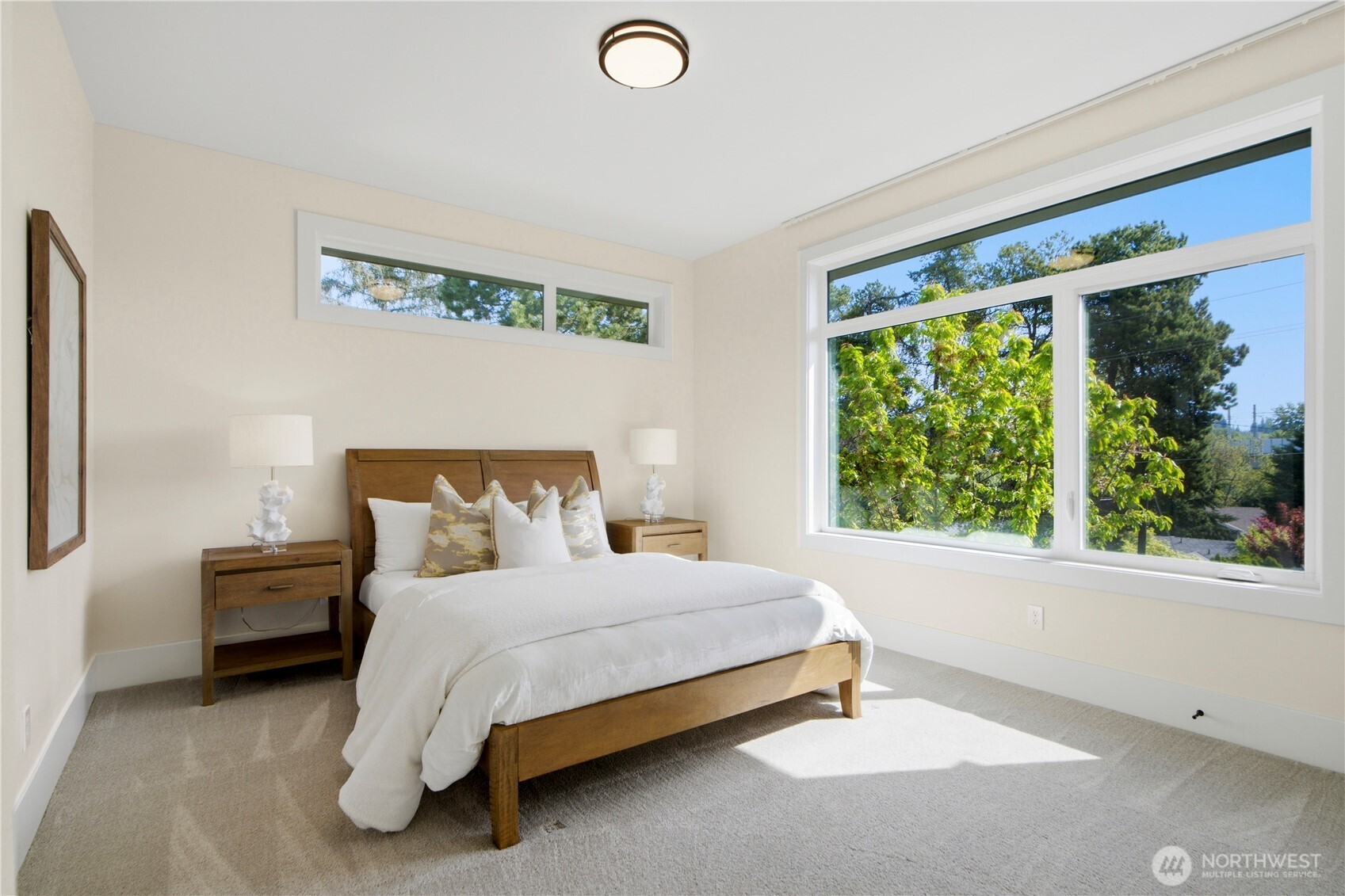 Upper level bedroom offering space and natural light!