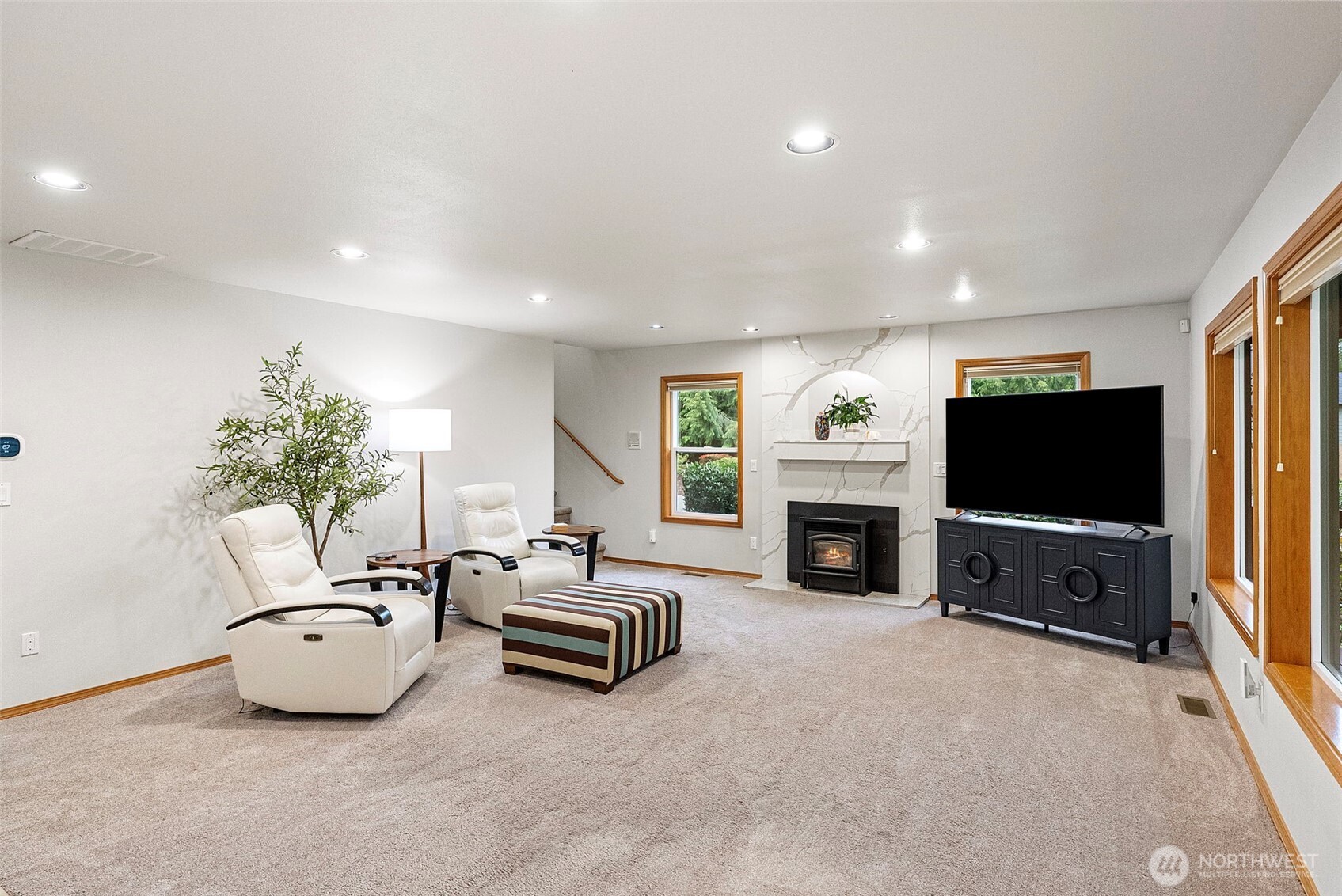 Great Room with staircase to 2nd floor
