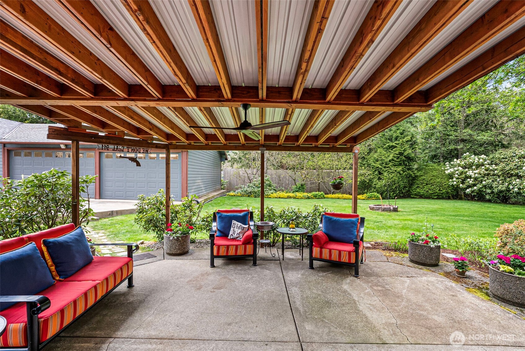 Covered patio