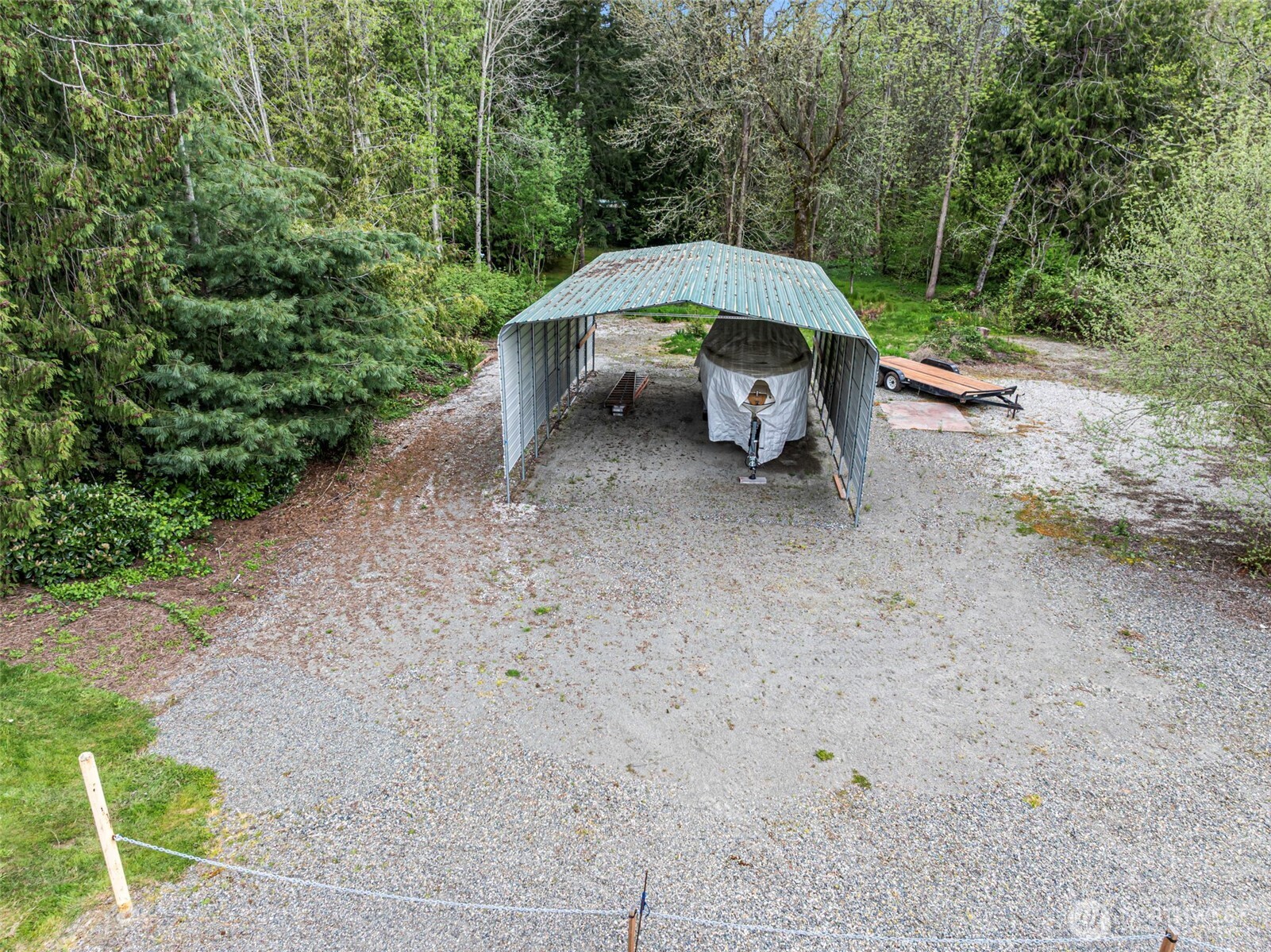 Covered RV Carport on Adjacent lot included with property