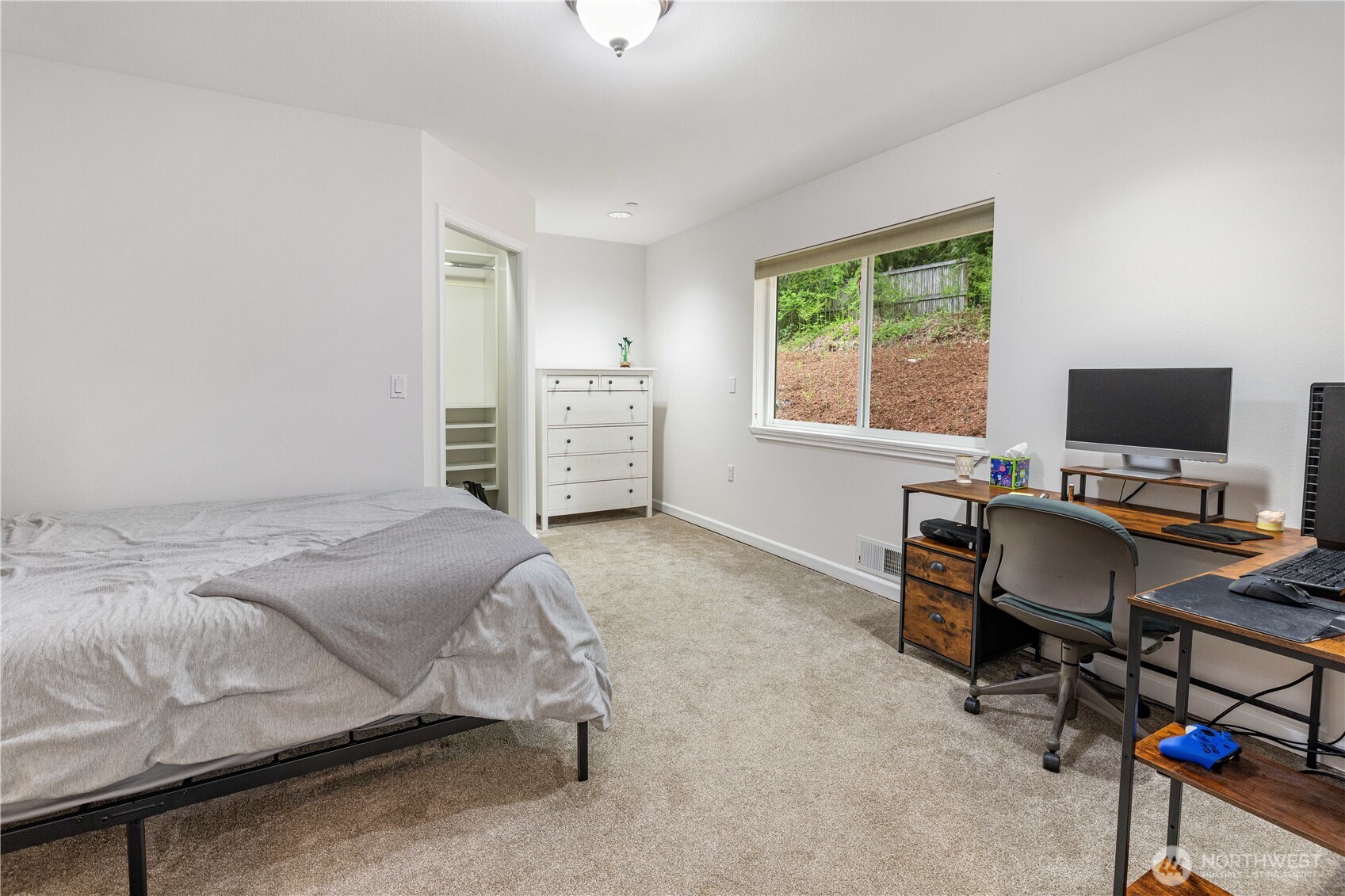 Bedroom 3 with walk-in closet