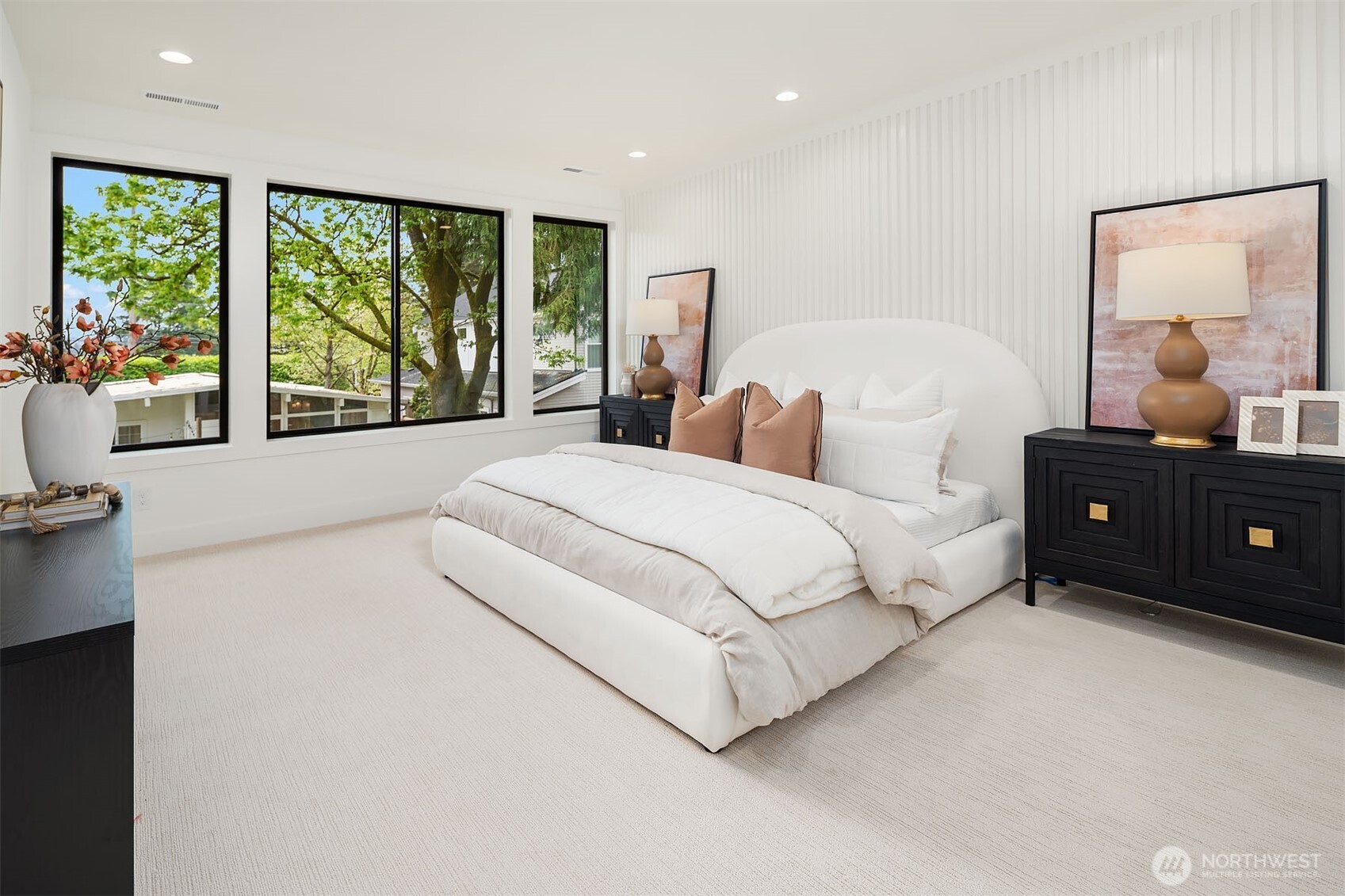 Designer primary suite