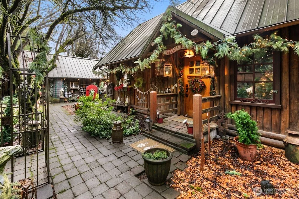 1936 built Canadian Vertical log home is as charming as it can be!