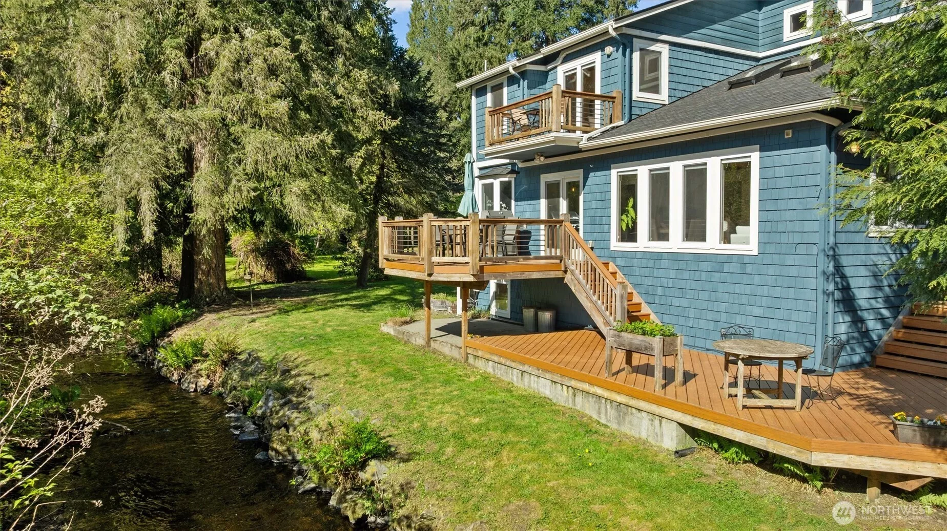 Welcome to your private 3.65 acres right on Little Bear Creek!