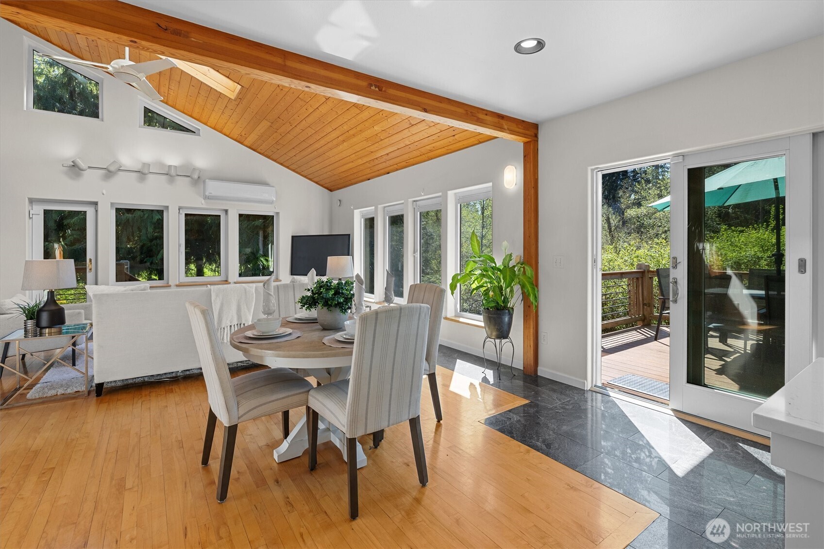 Home has premium European tilt and turn windows.