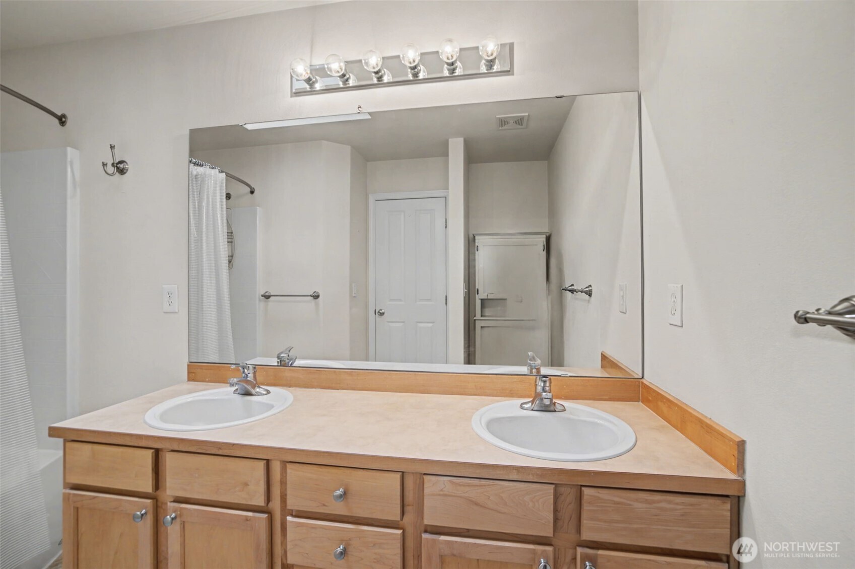 Primary full bathroom.