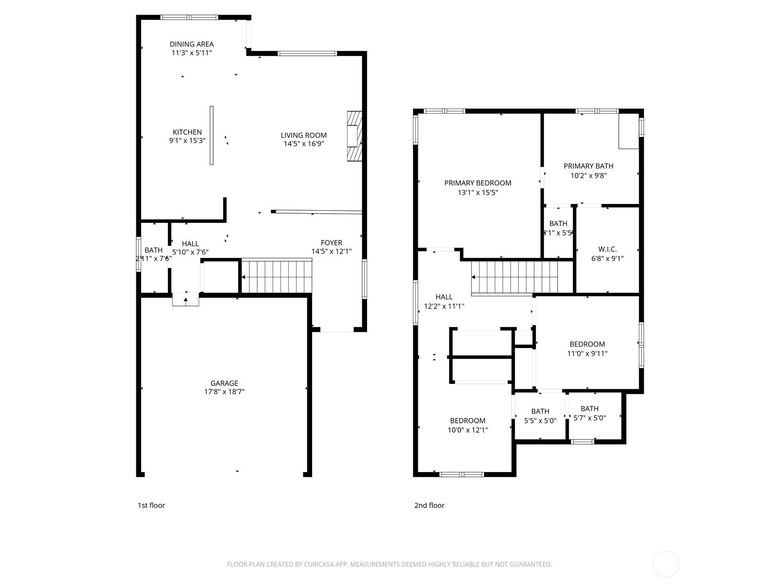 Both floors combined