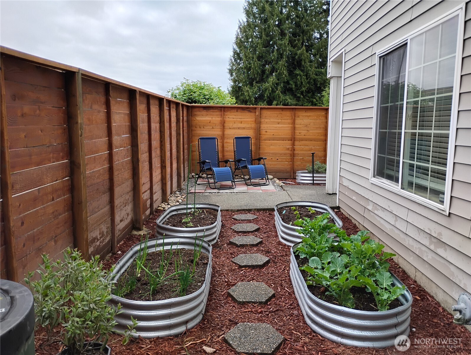 Raised beds for gardening