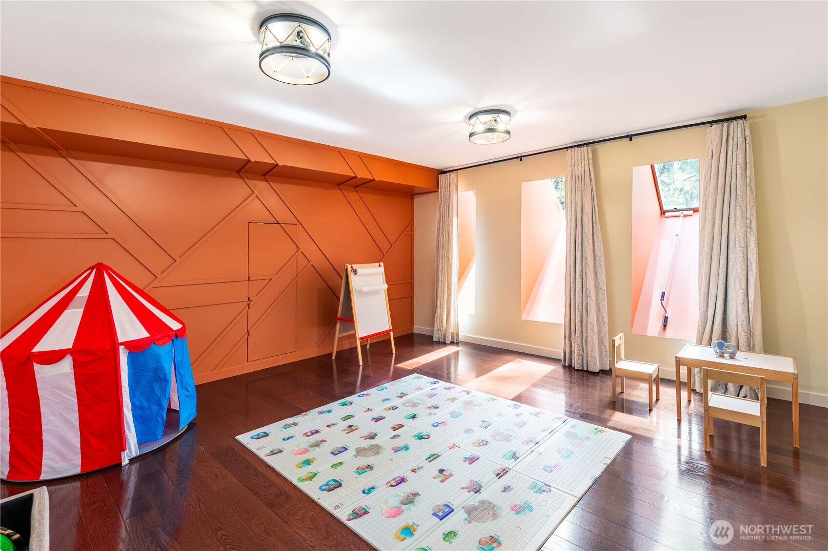 Bedroom 1. Virtually staged.