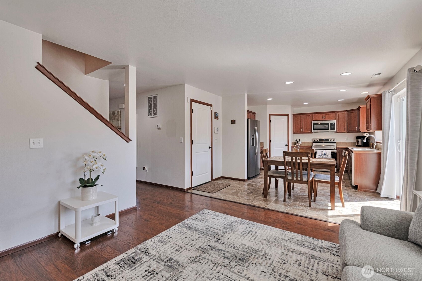 Kitchen with dining area