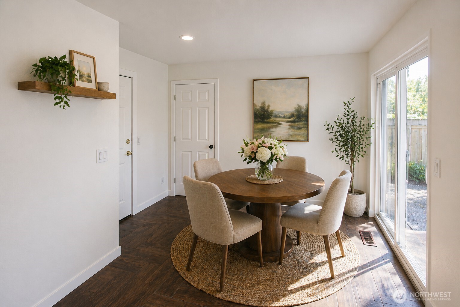 v.s. option 3 dinning area off kitchen