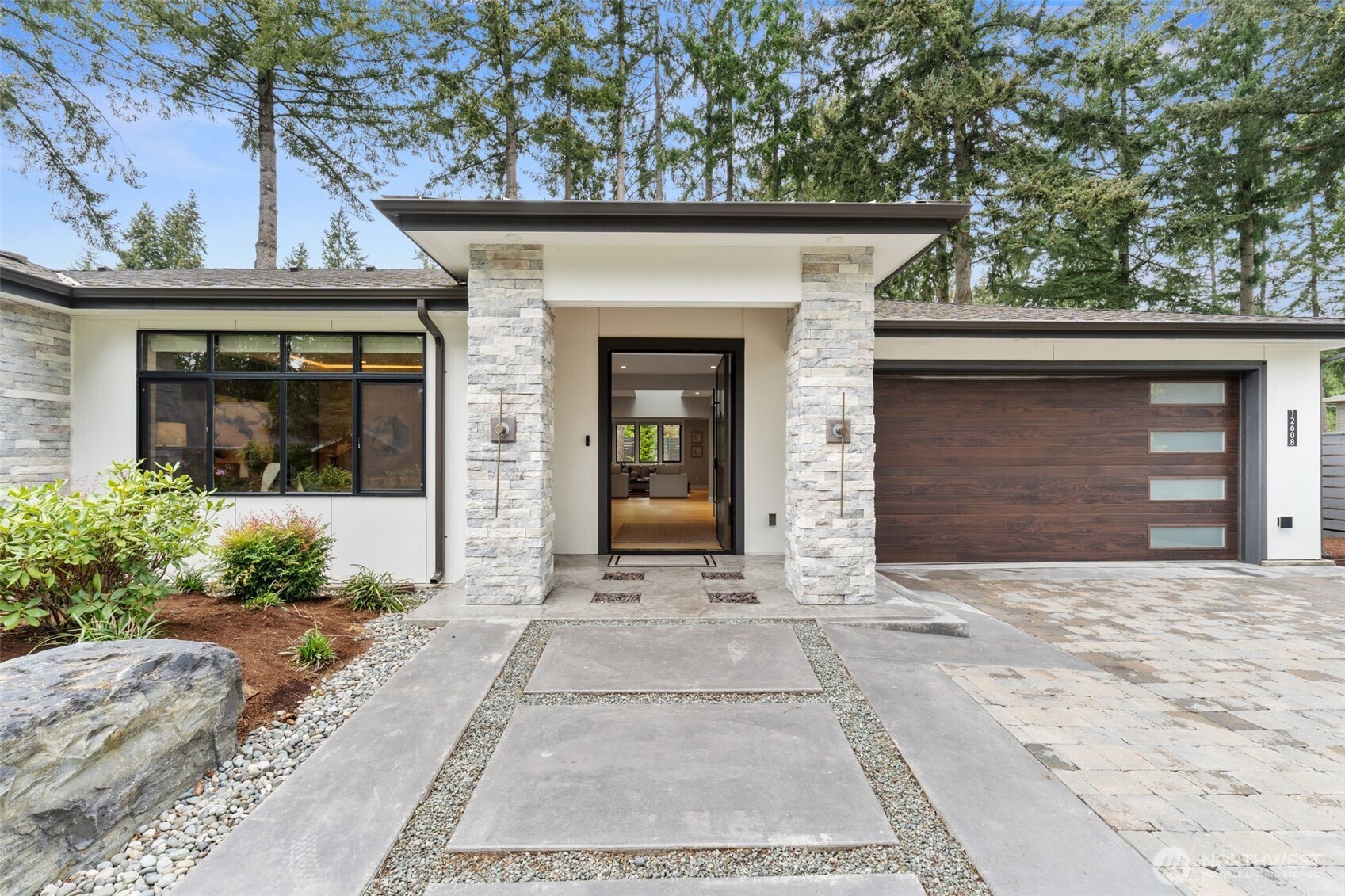 WiFi Enabled Garage Door, Pre-Wired for Electric Car