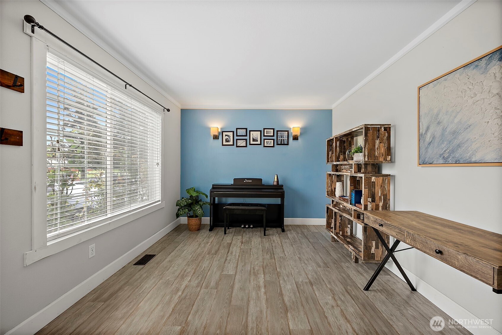 The formal living room greets you upon entry.