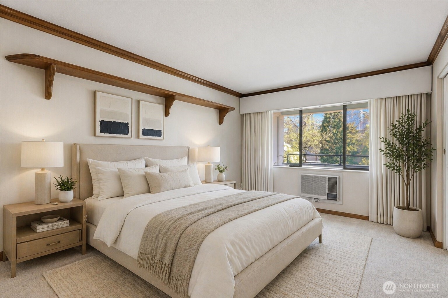 Virtually Staged: Second Bedroom/Office