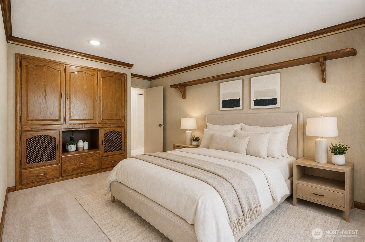 Virtually Staged: Second Bedroom/Office