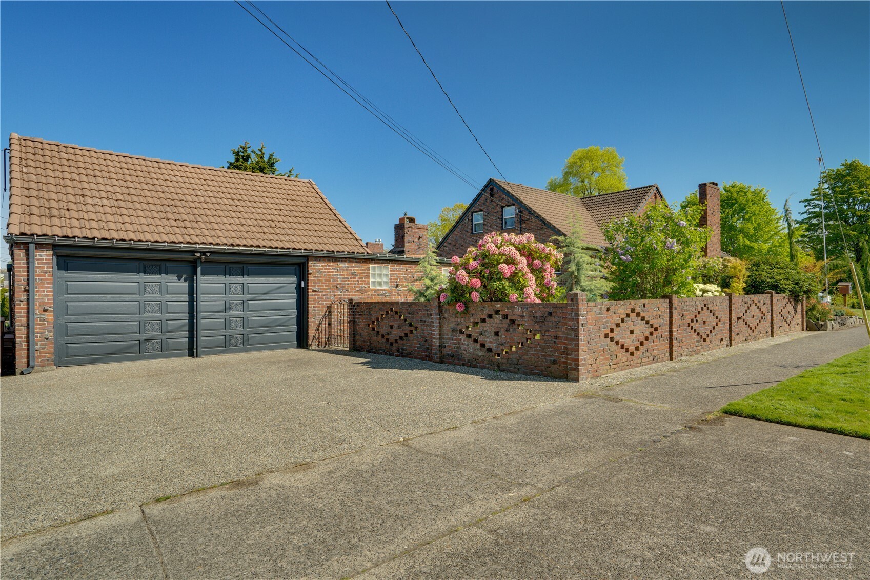 Two car garage
