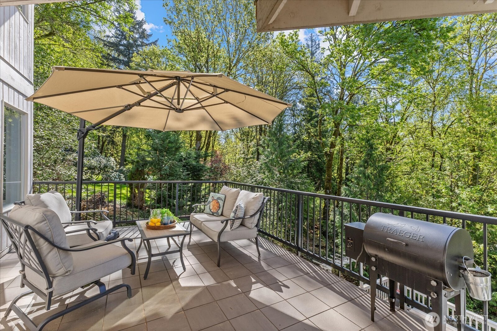 The perfect setting for morning coffee or sunset gatherings