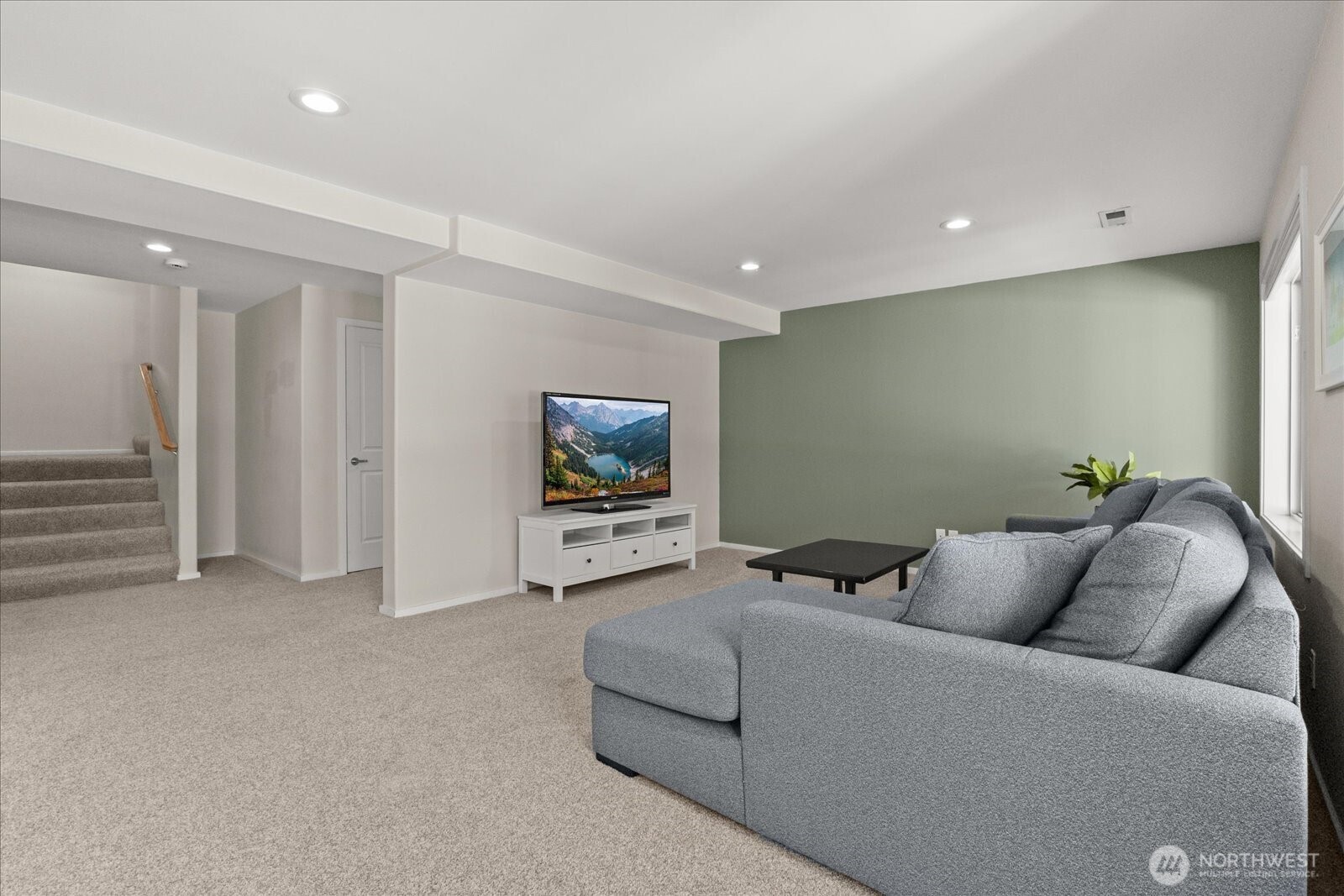 Generous bedroom space paired with functional adjoining bath access