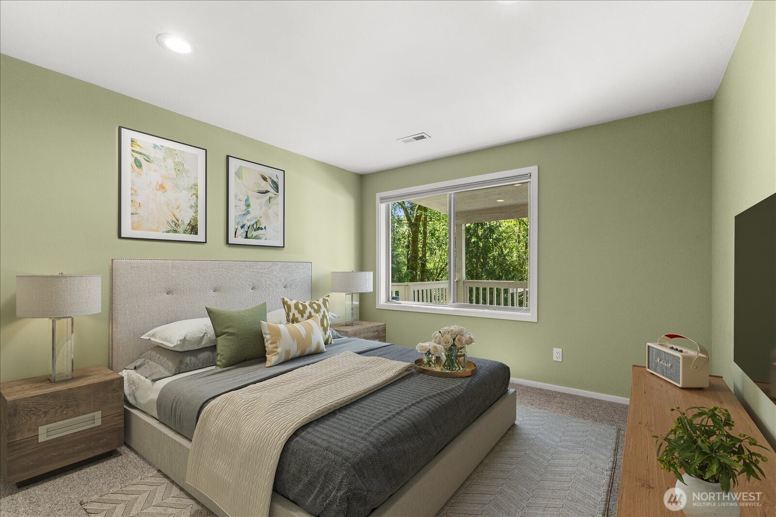 Spacious daylight basement ideal for media, recreation or multi-purpose living