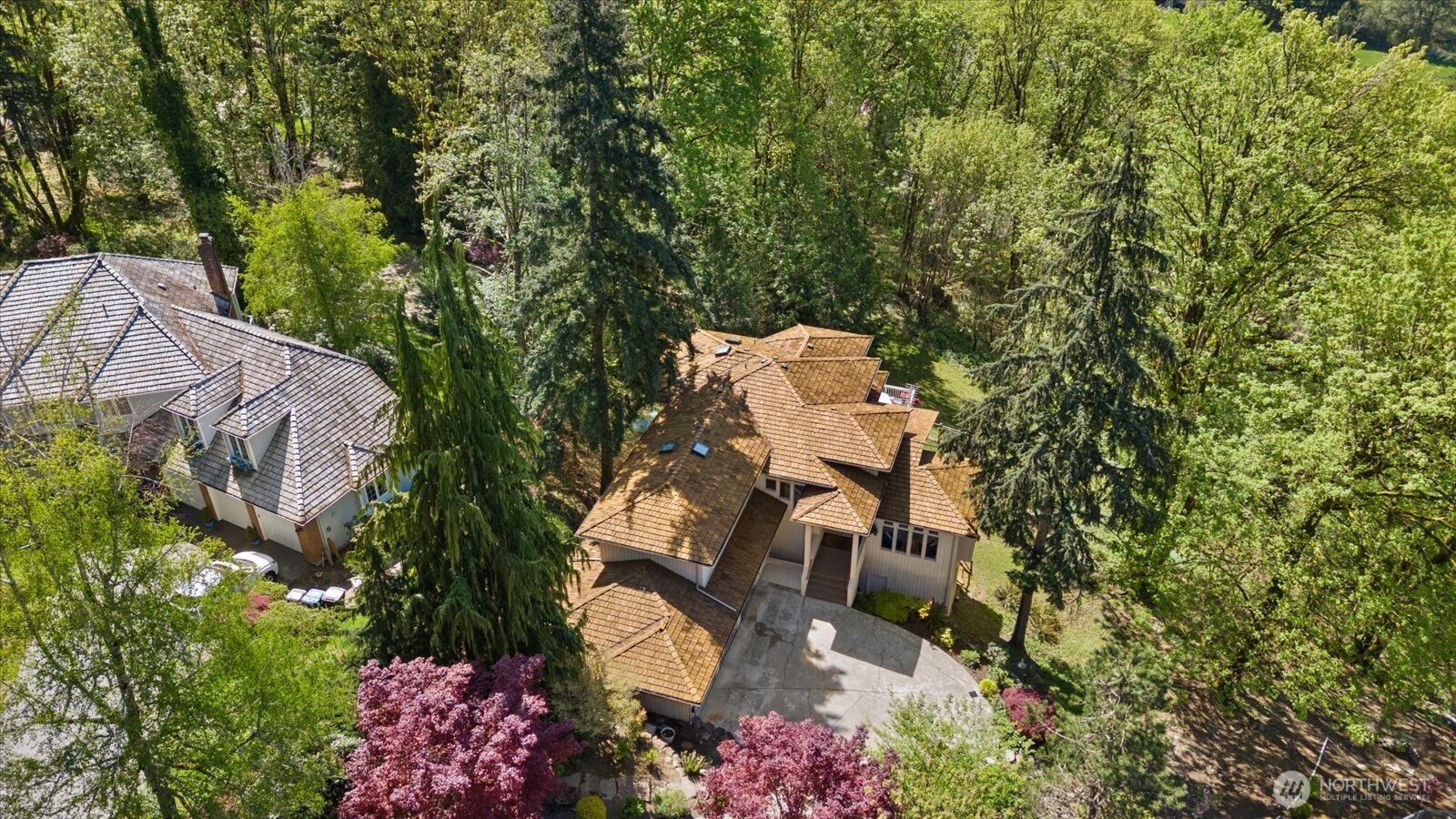Tranquil wooded surroundings create unmatched privacy