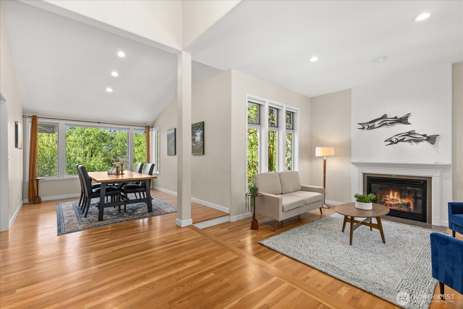 Spacious gathering areas perfect for entertaining