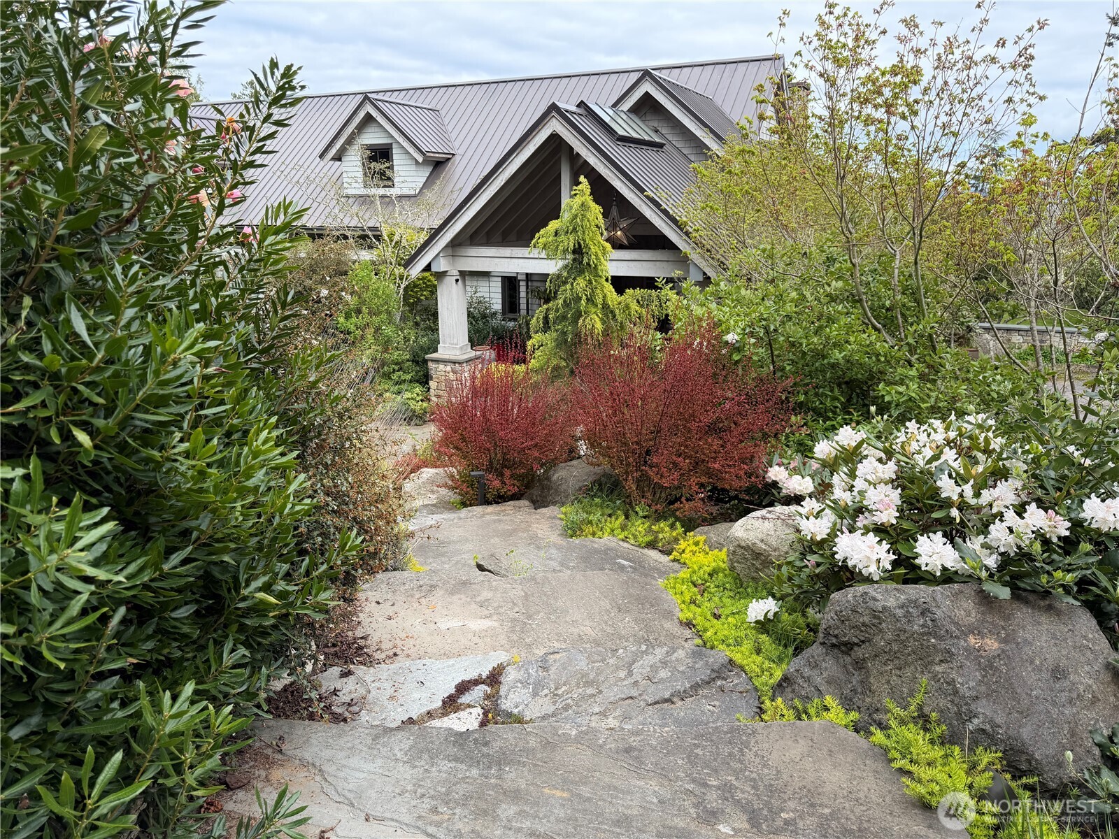Entrance pathway.