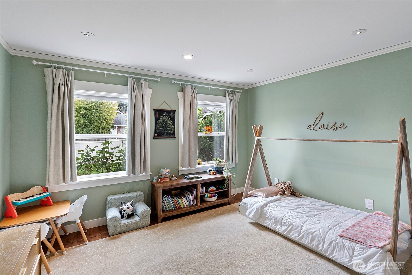 Spacious spare bedroom on main level