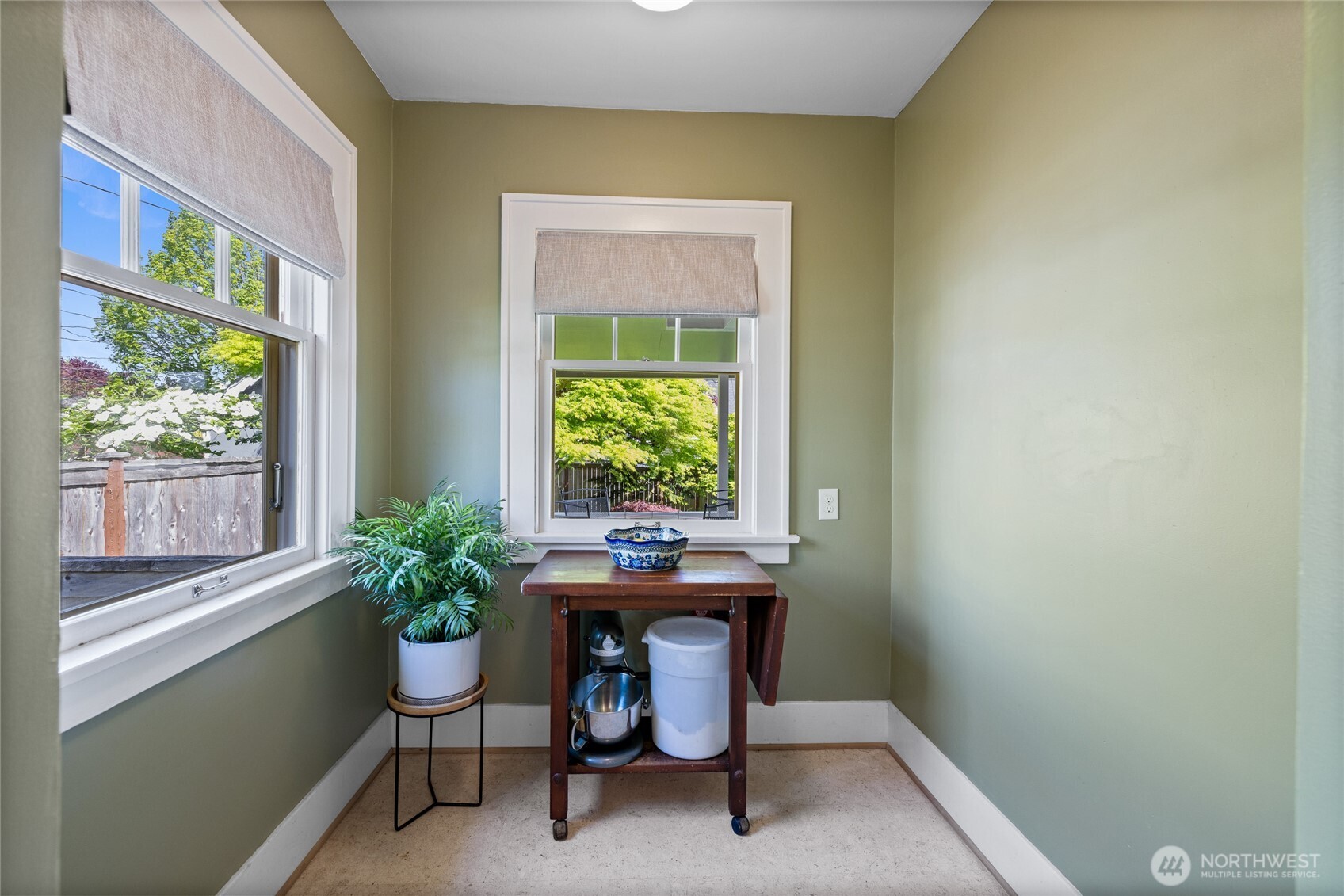 Kitchen nook.