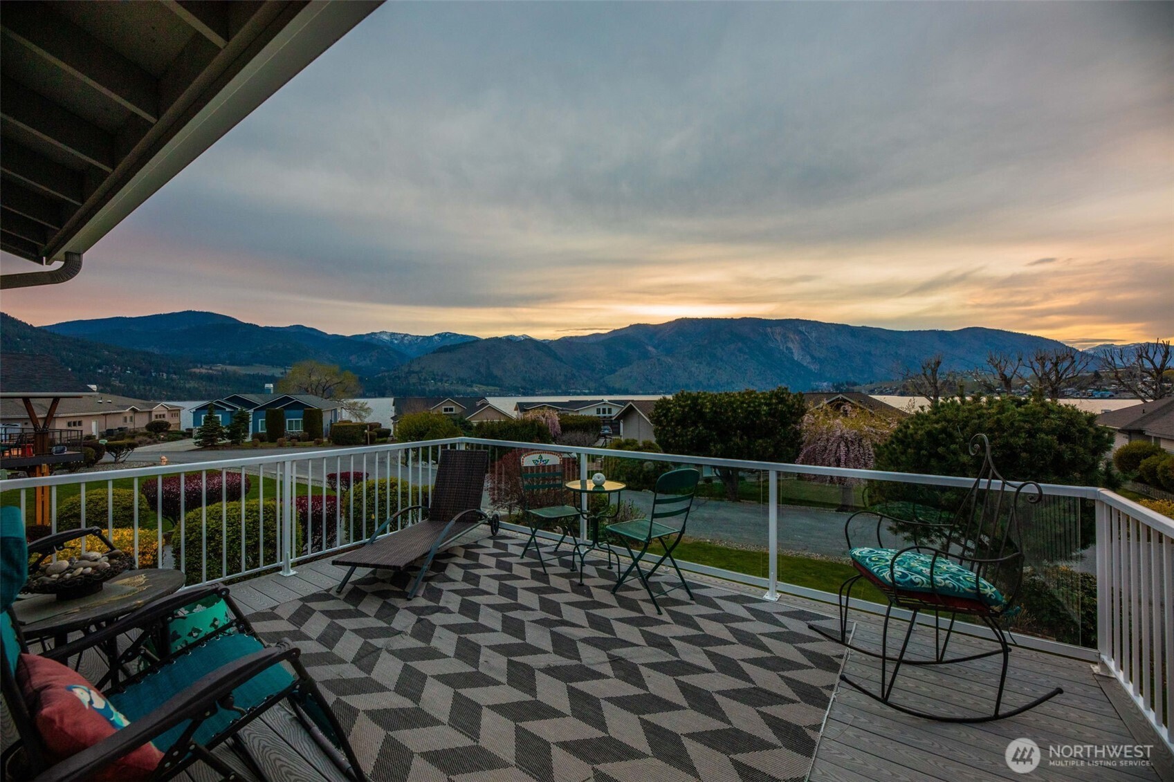 follow the view off of your owner suite Expansive deck