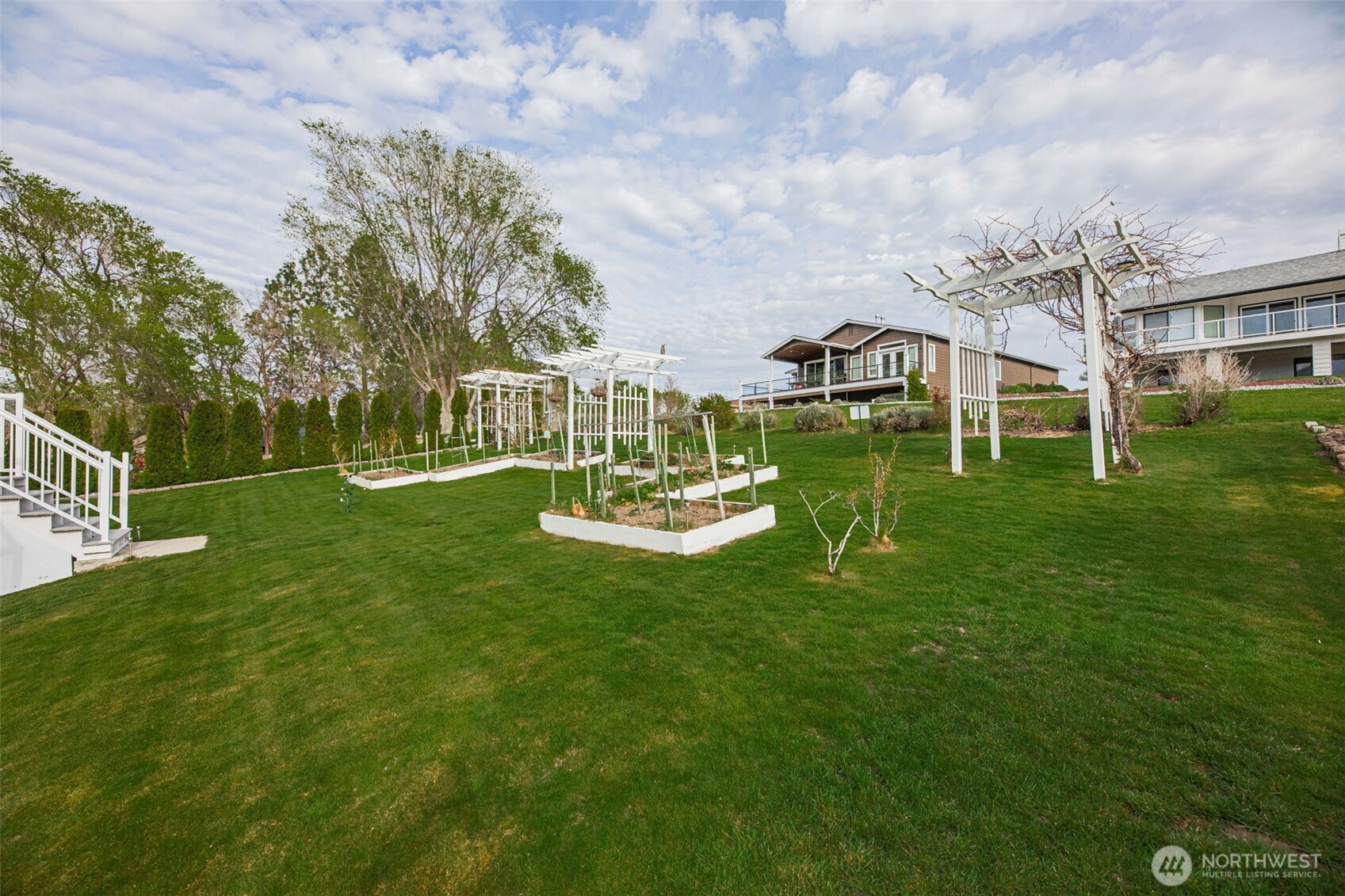 Raised beds for gardening