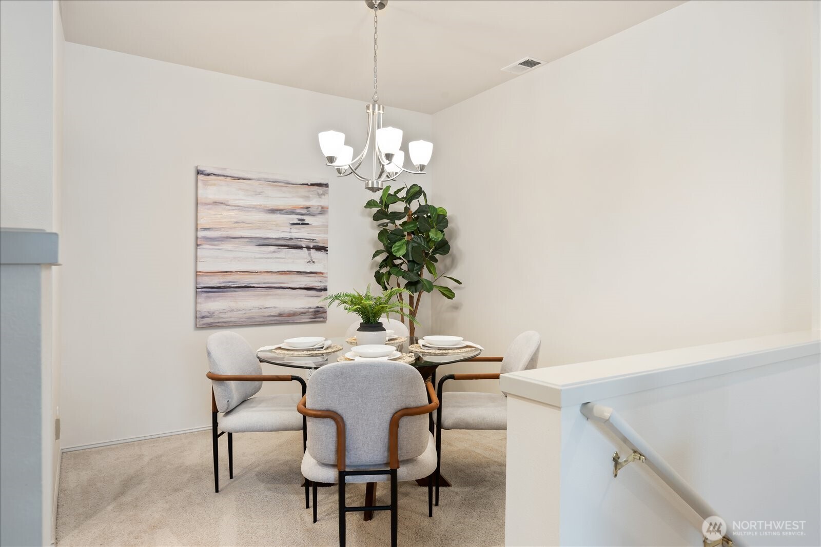 A warm, inviting dining area for a warm breakfast or a lazy lunch/dinner.