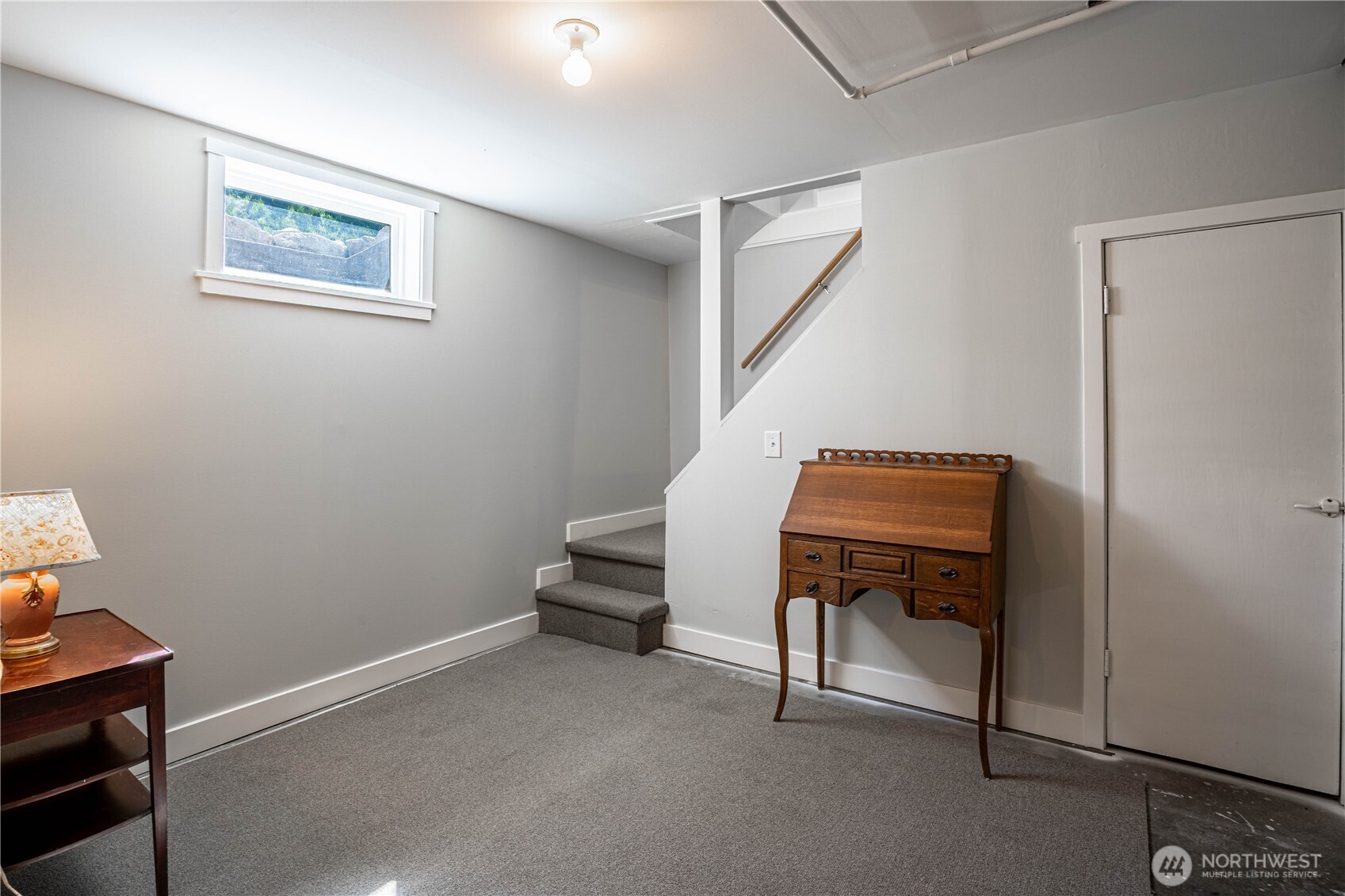 Bathroom boasts ample built ins