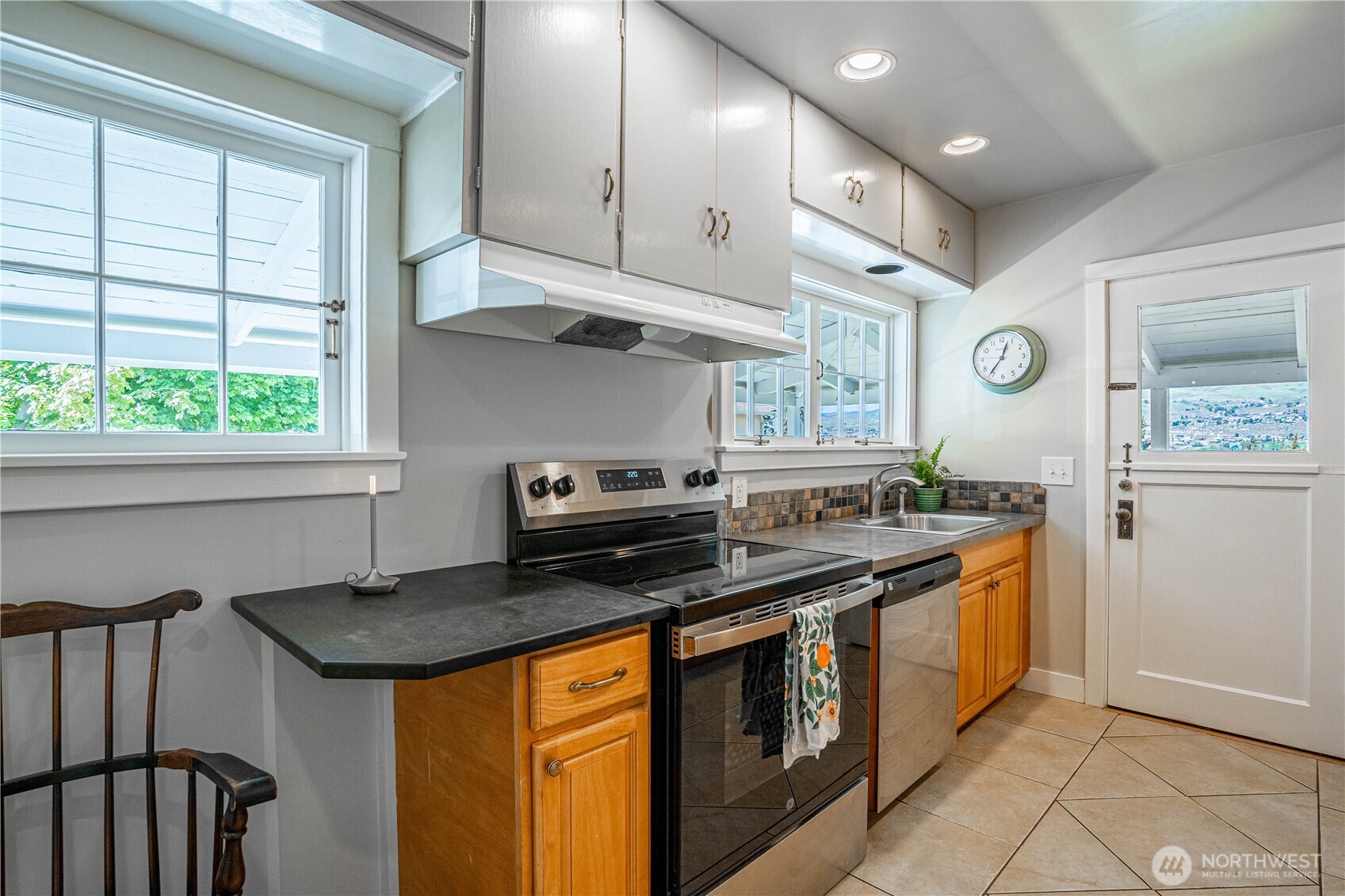 Kitchen Entry from covered deck