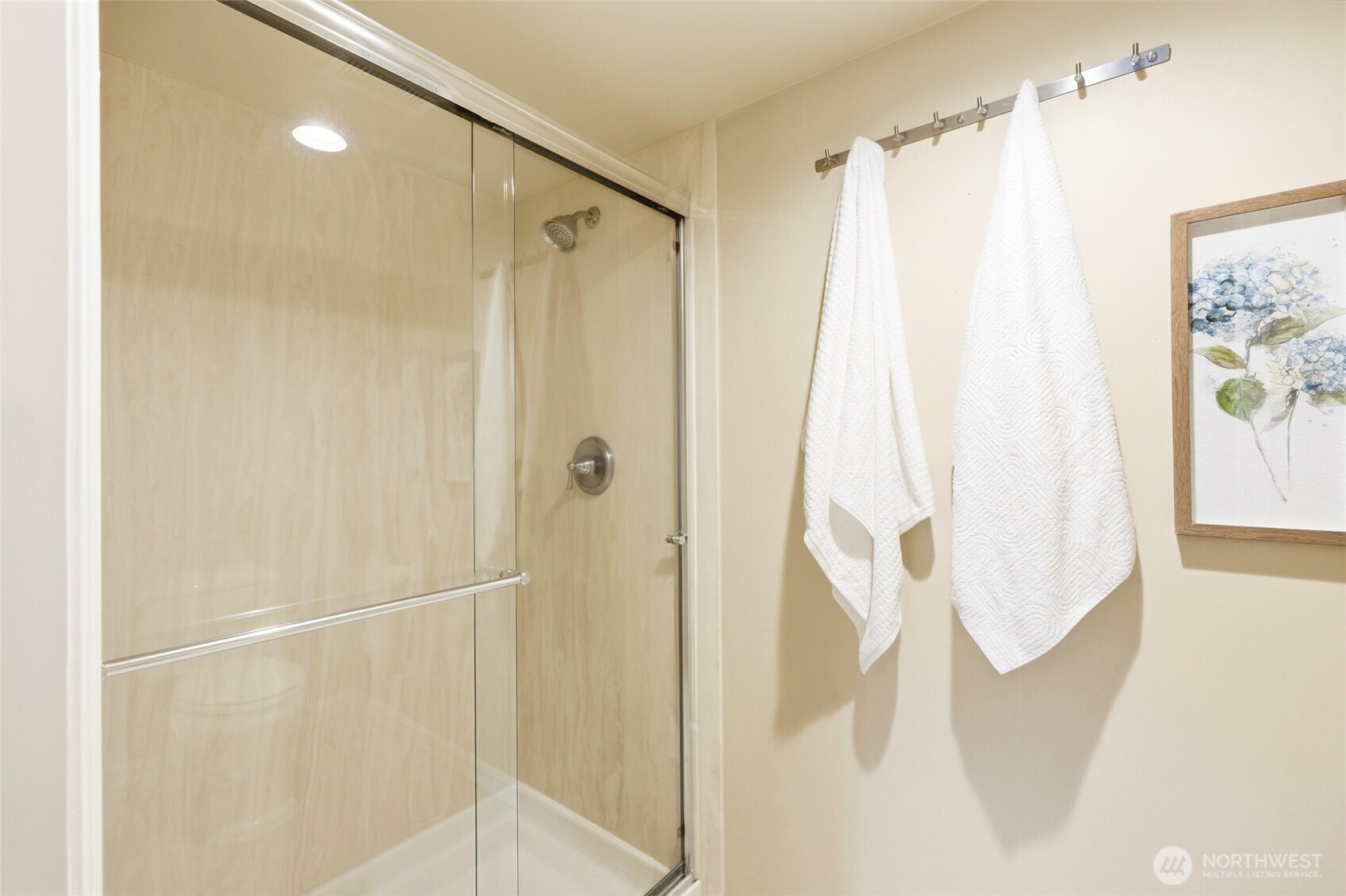 A giant walk in shower.