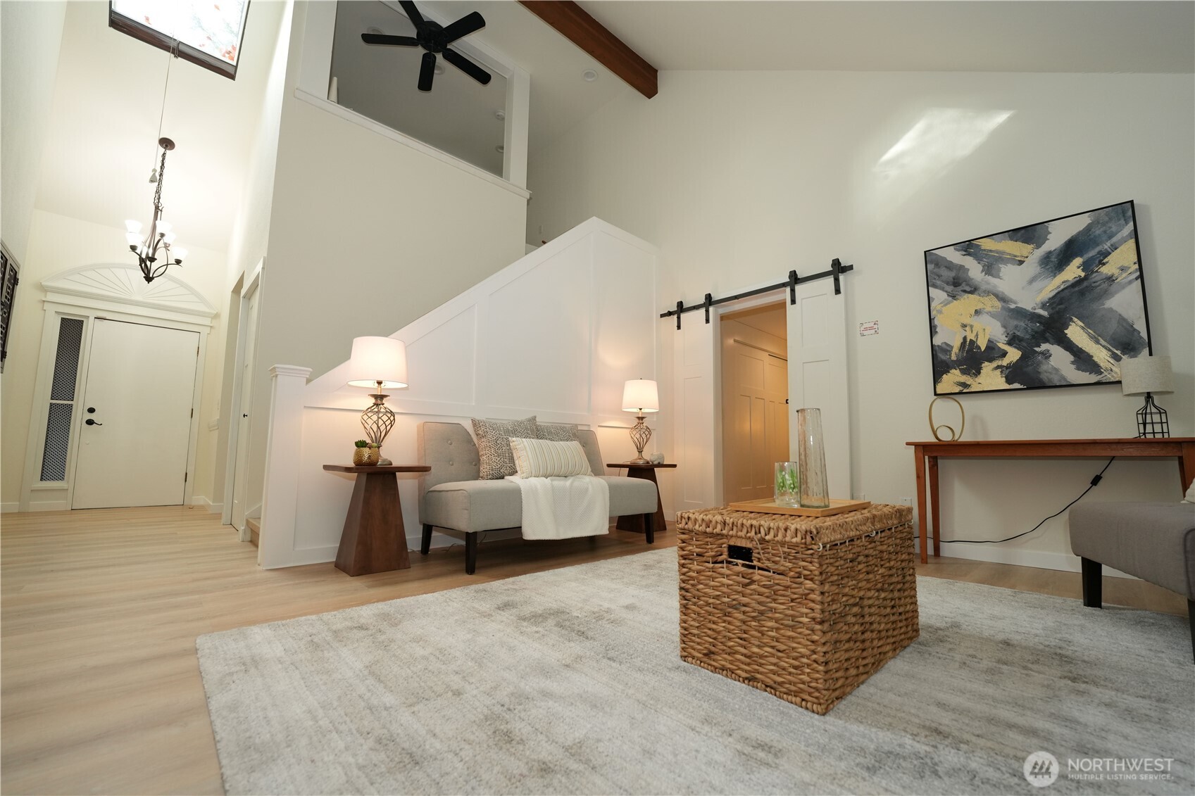 Vaulted ceiling